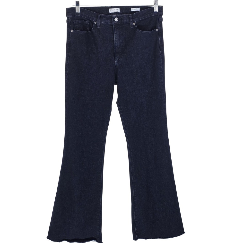Sofia Jeans By Sofia‎ Vergara Jeans Womens 12 Blue Dark Wash Melisa Flare Casual